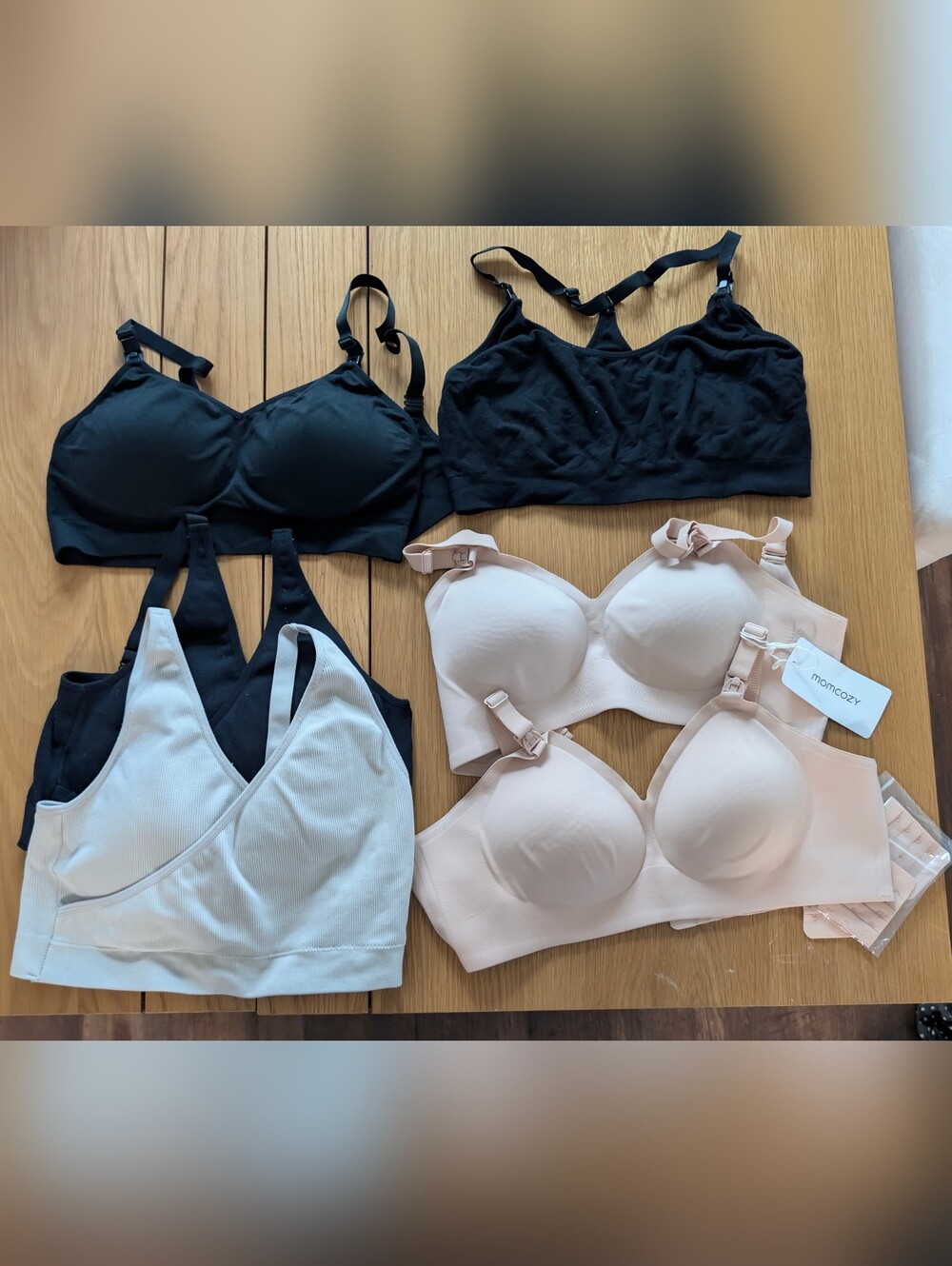 BUNDLE Of 6 NURSING/PUMPING BRAS NWT Momcozy, Kindred Braverly, Auden,Bamboobies